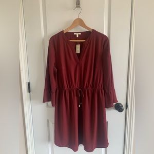 Women’s Burgundy Dress / Maurice’s / Size L / NWT / $25